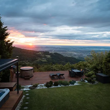 Panoramic View Cottage House - Private Wellness Retreat Feriehus Hočko Pohorje