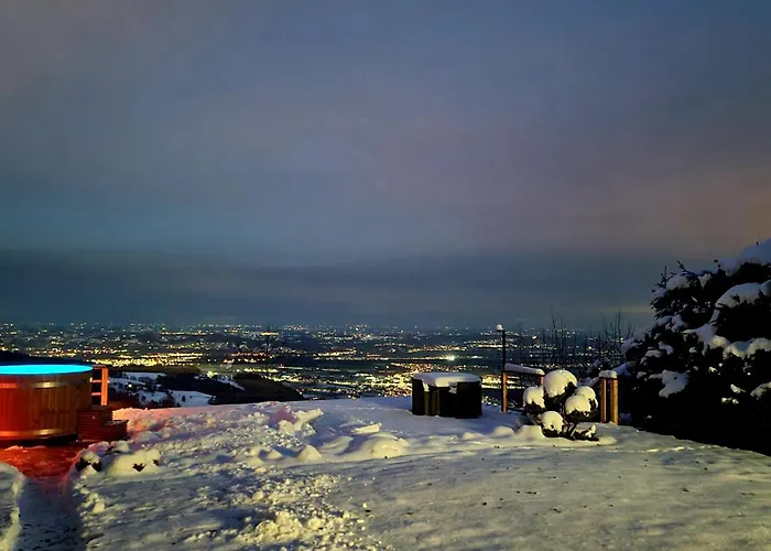 Panoramic View Heated Pool, Swimspa & Sauna הוקו פורז'ה