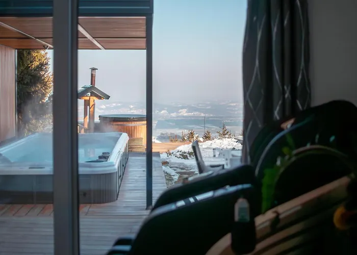 Panoramic View Heated Pool, Swimspa & Sauna *